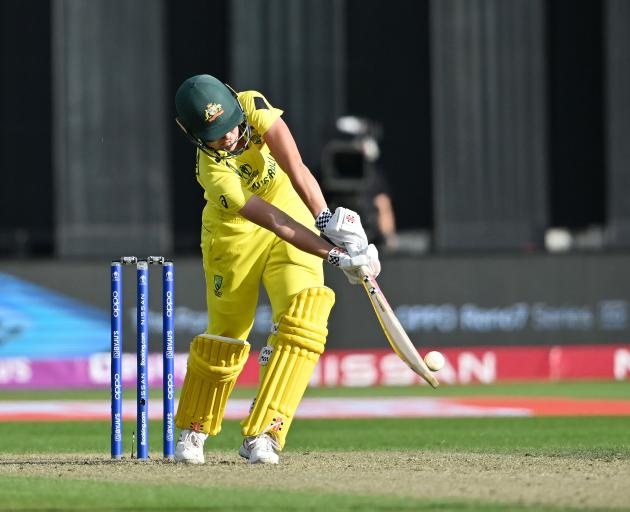 Annabel Sutherland scores the winning run for Australia. PHOTO: GETTY IMAGES