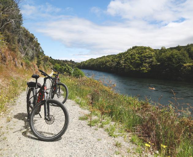 The Lake2Lake Cycle Trail winds its way along the shore of Lake Manapouri, and then follows the...