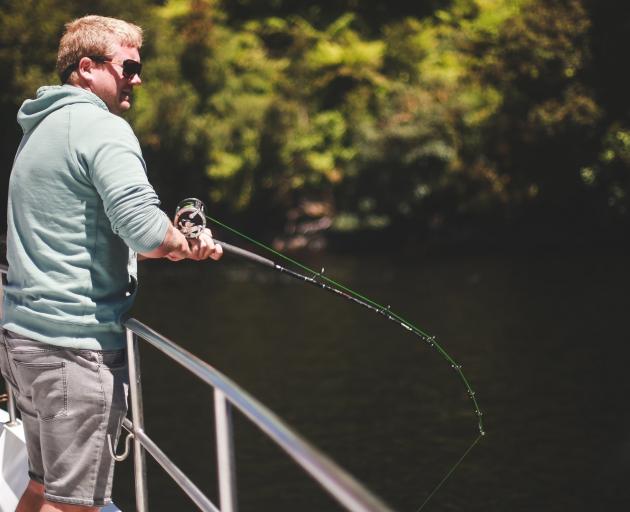Fishing at Doubtful Sound.