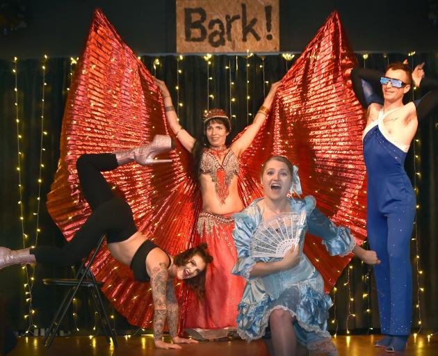 Ready to show off their performance for The Haberdashery cabaret show as part of the Dunedin...