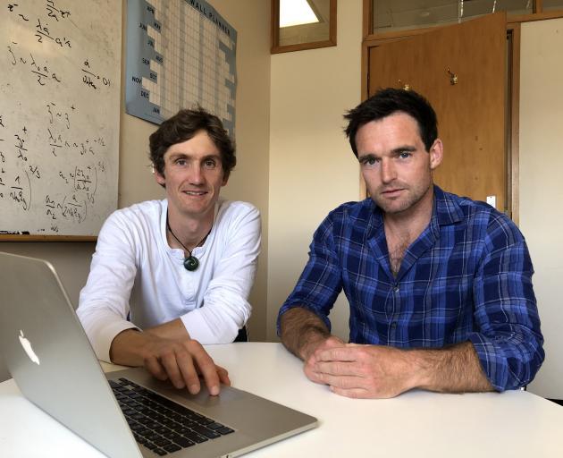 University of Otago researchers Dr Jonathan Squire (left) and Dr Romain Meyrand may have unlocked...