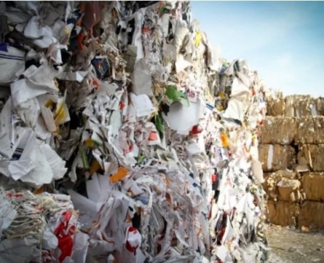 Bales of recycling Photo: Supplied