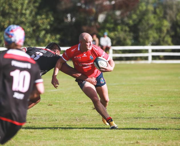 Former Highlander Matt Faddes in action for Kurow in the country club’s Citizens Shield clash...