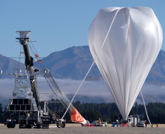 Nasa’s super pressure balloon last took flight from Wanaka in 2017. PHOTO: NASA/BILL RODMAN