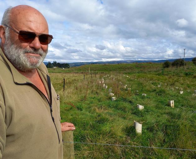 Island Stream farmer Craig Batchelor looks forward to reaping the benefits of a riparian planting...