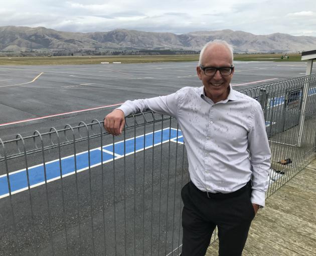 Queenstown Airport Corporation chief executive Glen Sowry visited Wanaka Airport last week. PHOTO...