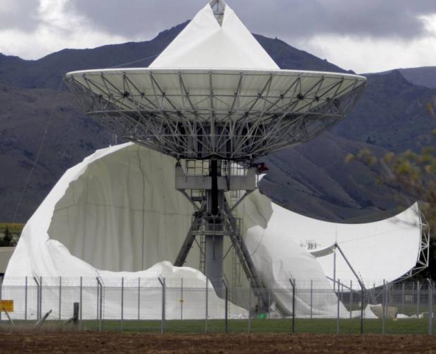 A 2008 vandalism attack punctured one of the two inflatable domes, revealing the technology...