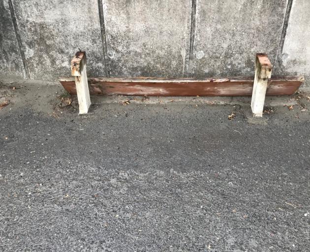 There have been calls for the deteriorating wooden seats to be replaced. Photo: Supplied