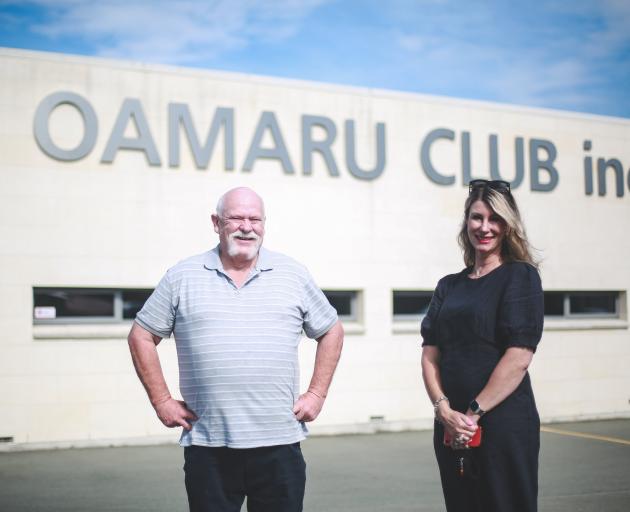 Oamaru RSA secretary Barry Gamble and interim president Kelli Williams are hoping for a good...