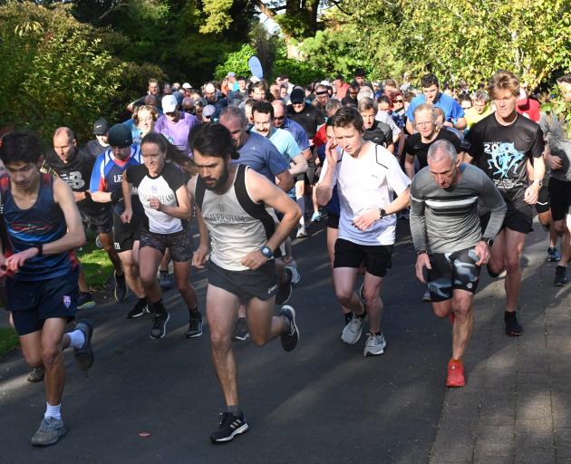 A healthy-sized group of people participated in Dunedin Parkrun at the Dunedin Botanic Garden on...