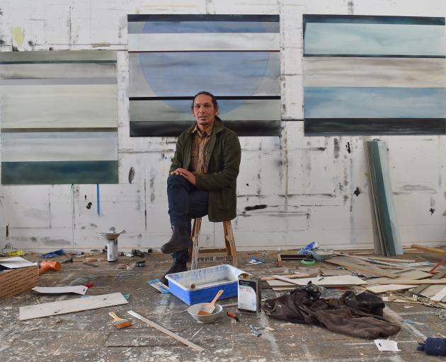 Simon Kaan in his Fryatt St studio. PHOTO: GREGOR RICHARDSON