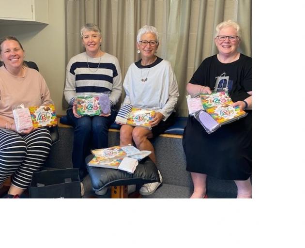Ready to give new parents books to share with their babies, as part of the Taieri Altrusa ‘‘Books...