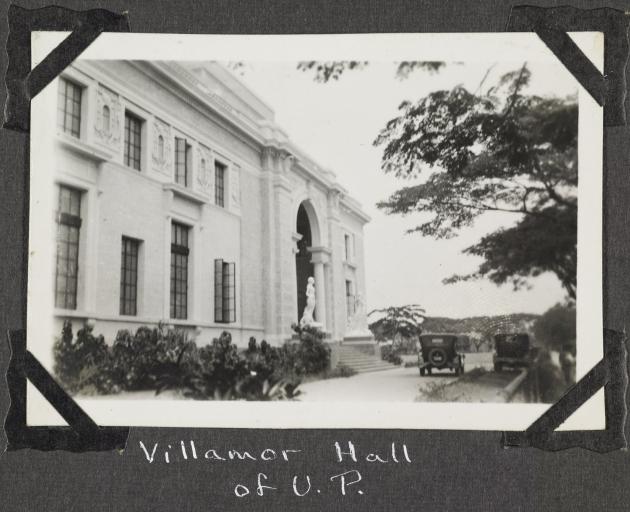 ‘‘Villamor Hall of U.P.’’, a building at the University of the Philippines, 
...