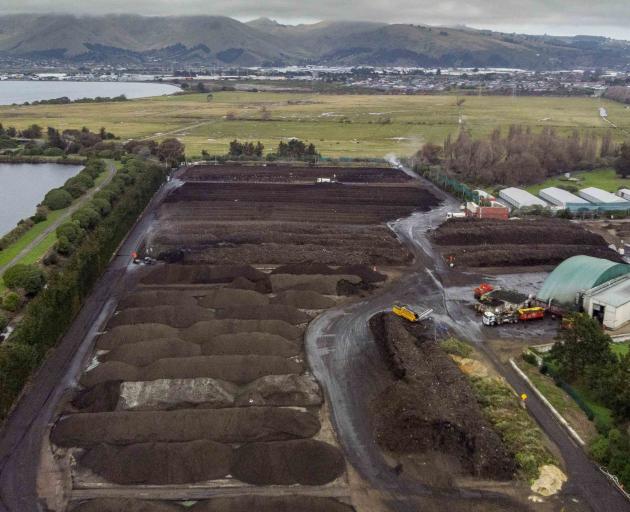 The organics processing plant at Bromley. Photo: Newsline