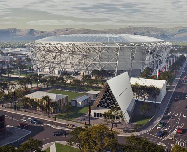 The planned new multi-use stadium. Photo: Supplied