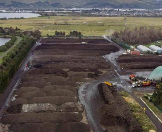 The organics processing plant site in Bromley. Photo: Supplied