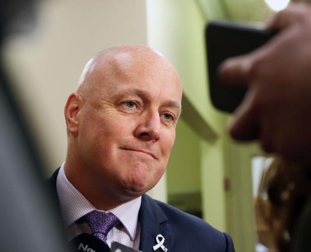 National leader Christopher Luxon. Photo: Getty Images