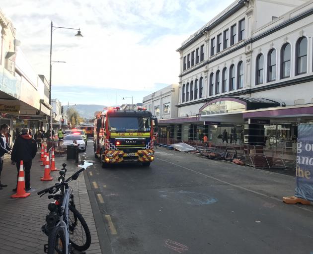 George St is undergoing a revamp. PHOTO: GREGOR RICHARDSON