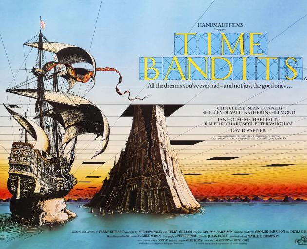 A poster for the original Time Bandits movie. IMAGE: SUPPLIED