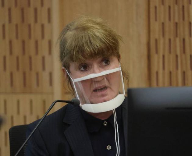 Rena Joyce during her trial in the High Court at Christchurch. She was convicted of murdering her...