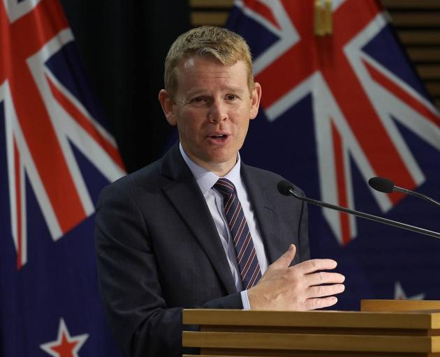 Chris Hipkins says he's never been comfortable with the Covid-19 Public Health Response Act....