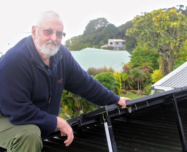 Stewart Island’s Sails Ashore lodge owner Peter Tait has spent large on solar panels and...