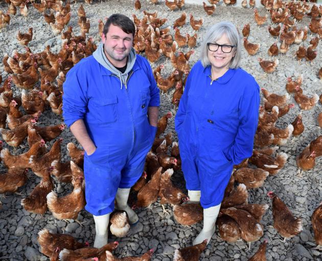 Zeagold Nutrition Hillgrove manager Hayden Baughan and agribusiness general manager Judith Mair...