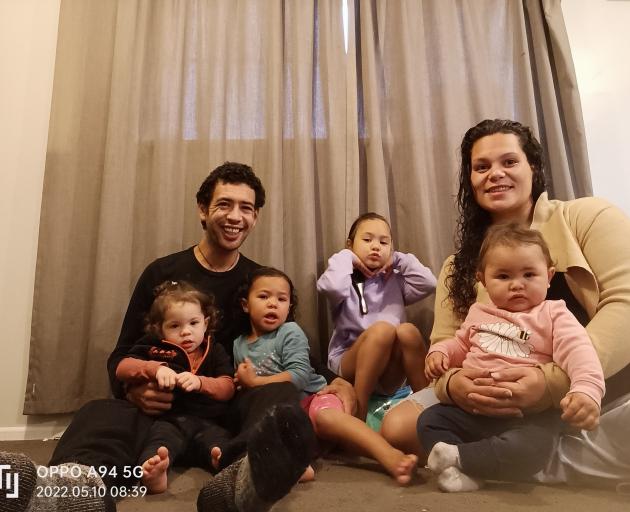 Mother of four Jeanette Tumohe (right) credits the support of her partner Rob Aramoana (left) and...