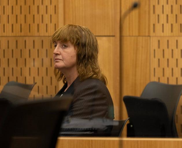 Rena Joyce, also known as Maloney, in court before her trial. Photo: Peter Meecham via NZH