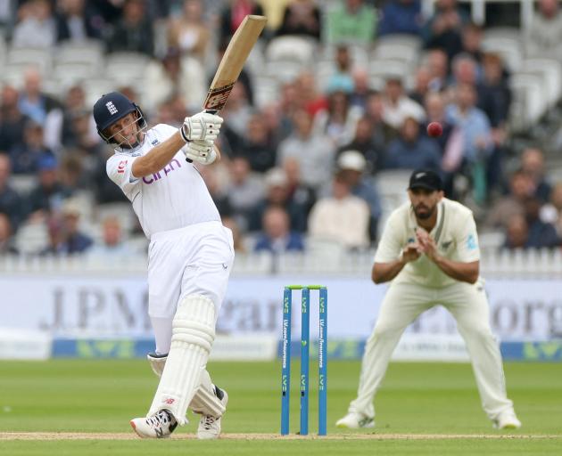 England's Joe Root hits a four to win the match. Photo: Action Images via Reuters/Paul Childs