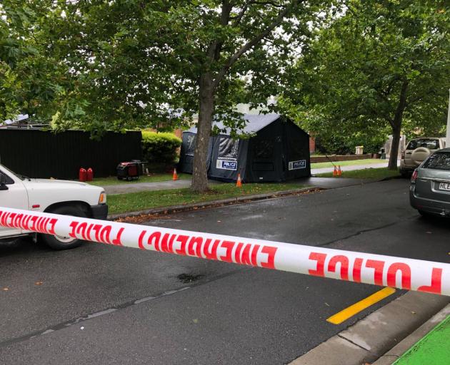 The scene of the alleged crime. Photo: Hamish Clark / NZ Herald