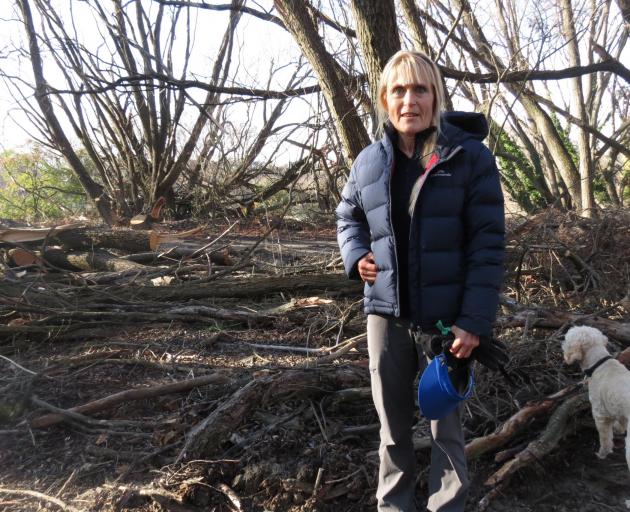 Alexandra resident Glenda Thompson walks her dog, Otto, on the Anniversary Track regularly and...