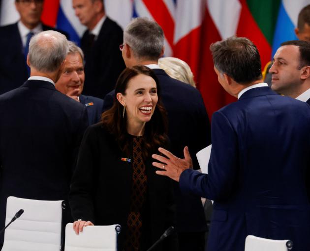 Jacinda Ardern at the Nato summit in Madrid. Photo: Reuters 