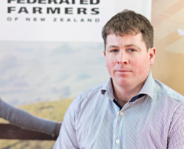 Federated Farmers North Canterbury dairy chairman Karl Dean is worried about rising costs. PHOTO:...