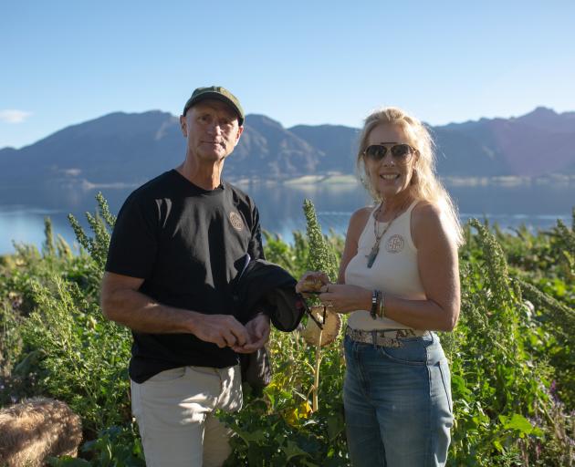 Geoff and Justine Ross, owners of Lake Hawea Station. PHOTO: SUPPLIED