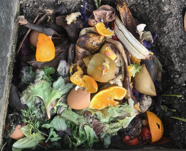Filling a hole or trench is the easiest composting method. PHOTO: GILLIAN VINE