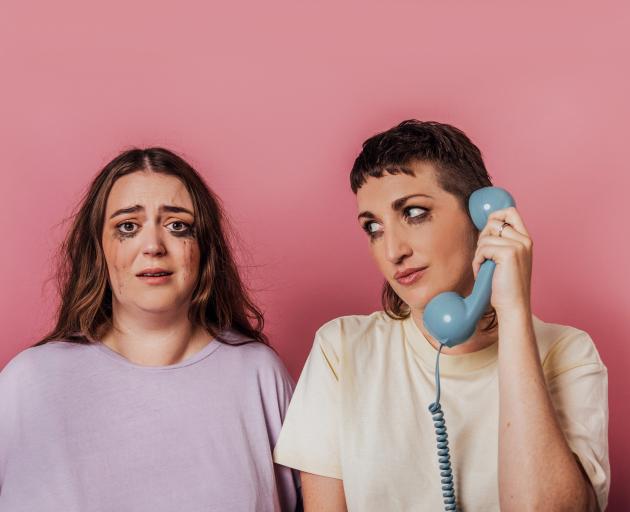 Olivia Hall says she and Carrie Rudzinski can get hysterical in their new show. PHOTO: SUPPLIED