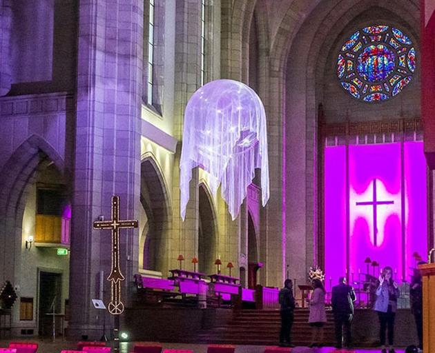 One of the works in Karen Sewell’s art installation 'Luminary/Luminare', which will be on display...