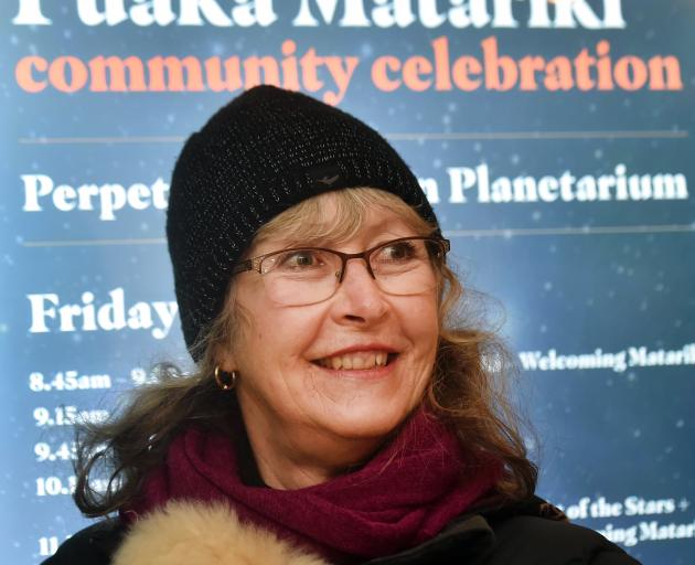 Debbie Bishop attended the Matariki celebrations this morning. PHOTO: PETER MCINTOSH