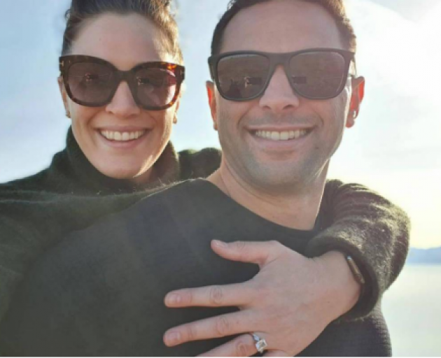 Dame Sophie Pascoe and fiance Rob Samson announce their engagement. Photo: Supplied
