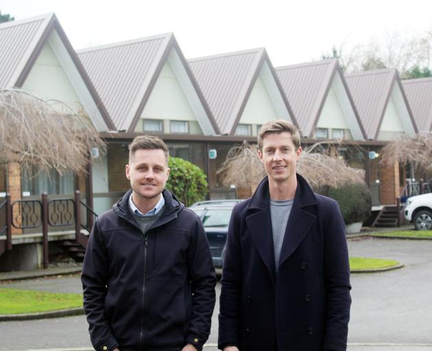 Your Property Solutions directors Billy McLachlan (left) and Slade Hocking, both of Christchurch,...