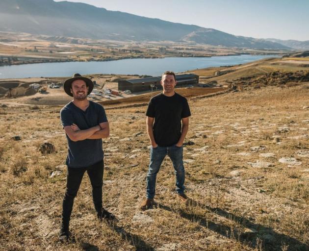 Scapegrace Distilling Company founders Mark Neal (left) and Daniel Mclaughlin stand on the...