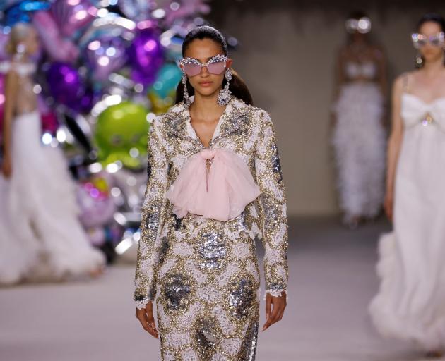 An embellished creation from Giambattista Valli. Photo: Reuters 