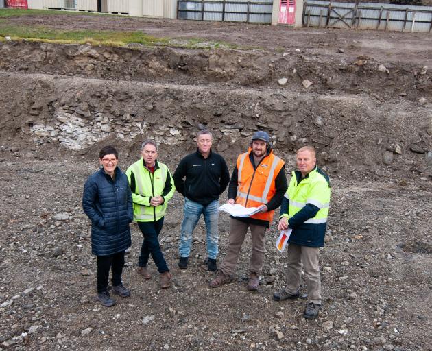 The Roxburgh pool project has been bolstered by a $95,000 grant from Contact. At the pool site...