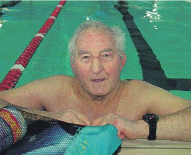 Alan (Skeeter) Walton was a daily swimmer at the Greymouth Aquatic Centre. Photo: Greymouth Star