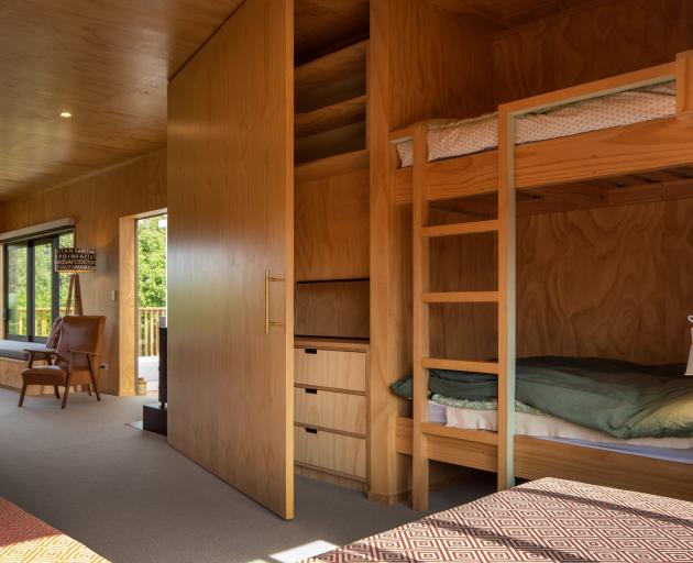 The three bedrooms include this bunkroom. PHOTO: ANDY SPAIN
