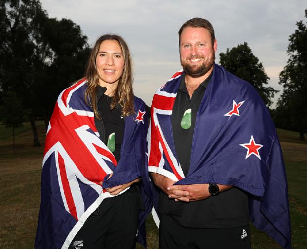 Joelle King and Tom Walsh Photo: Getty