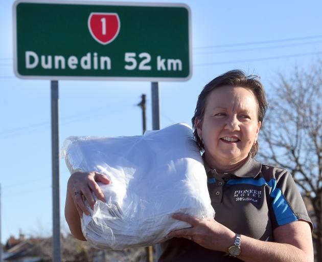 With Dunedin accommodation sold out, Pioneer Motel owner Melissa Armstrong will be making up beds...