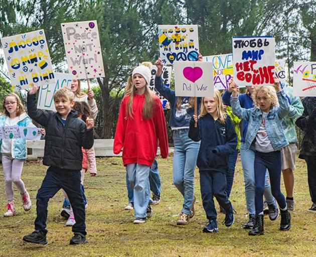 About 30 Queenstown young people participated in the filming of the music video for Deborah...