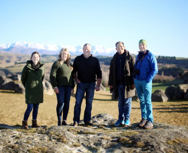 Visiting Elephant Rocks yesterday as part of the Unesco Global Geopark assessment of the Waitaki...